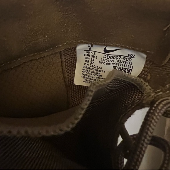 NEW Nike SFB B1 Tactical Military Boots DD0007-900 Size 6 Coyote Brown - Picture 8 of 8